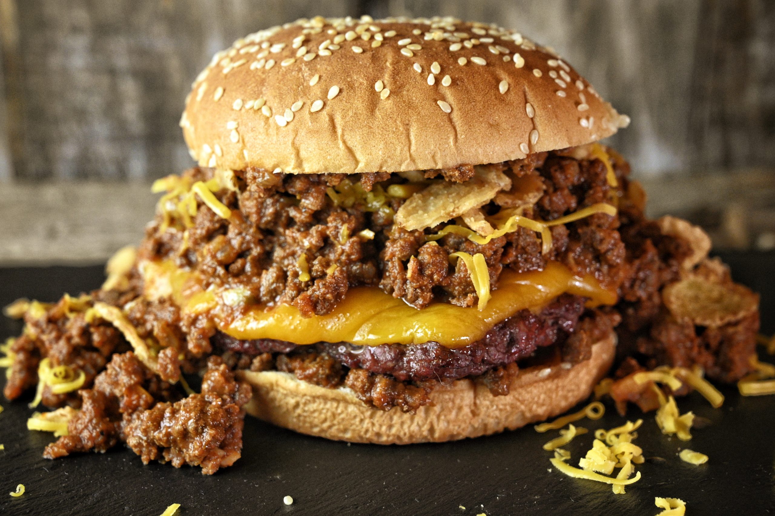 Wild Chili Cheeseburger - From Field To Plate